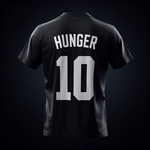 Camiseta personalizada com o nome e nümero do cliente.